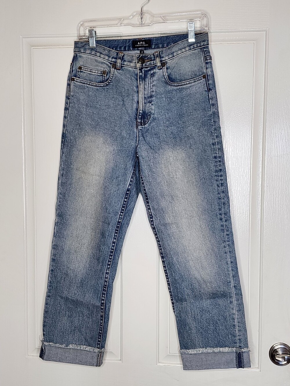 A.P.C. Light Blue Straight-Leg Jeans
